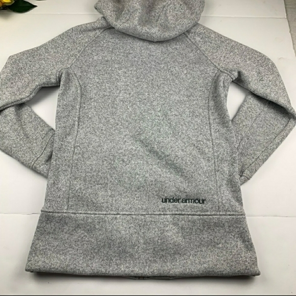 Under Armour UA Storm Full Zip Long Hoodie Women's Small S Heathered Grey EUC - Picture 4 of 13